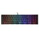 White Shark GLADIUS RGB világítós angol kiosztású fekete gamer billentyűzet (BGK-001114B)