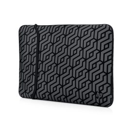   HP Chroma - 14 colos Neoprén kifordítható Sleeve Geometric fekete-szürke tok (2TX16AA#ABB)
