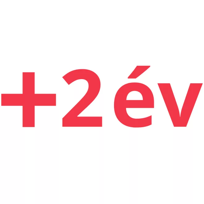 Kiterjesztett garancia. +2 év (Dupla garancia)