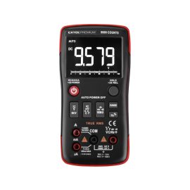   EXTOL® Prémium digitális multiméter; Amper-Volt-Ohm- Tranzisztor-Dióda mérő, True RMS, hangjelző funkcióval, CE, 2 db 1,5V AA elem (8831251)