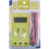EXTOL® digitális multiméter; Amper-Volt-Ohm-Dióda mérő, hangjelző funkcióval, CE, 1 db 9V elemmel (600011)