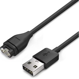   Garmin Fenix 5, 6, 7, 8 Approach S60, Vivoactive 3, 4, 4S, 5 okos óra USB töltő- és adatkábel 1m