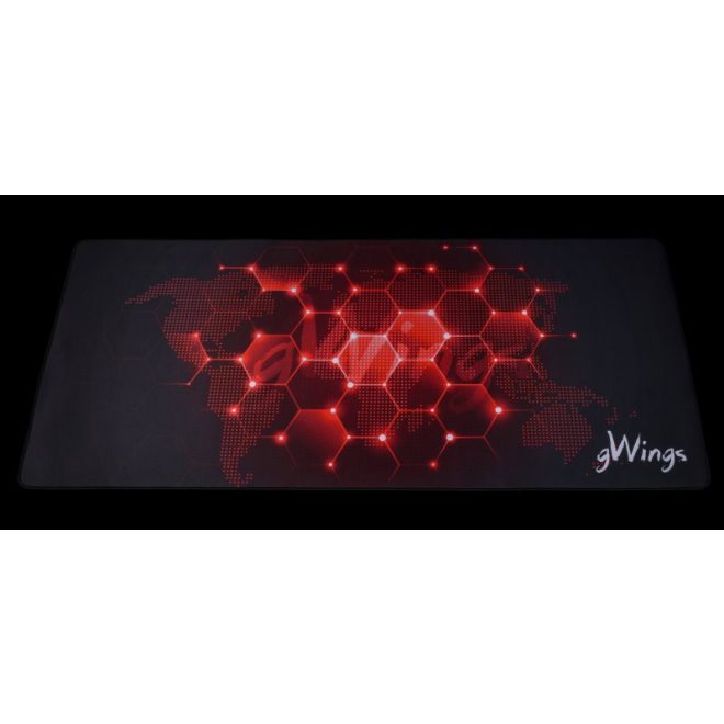 gWings 905p gaming mousepad, gamer egérpad, 900 x 400 x 3mm (GW905P)