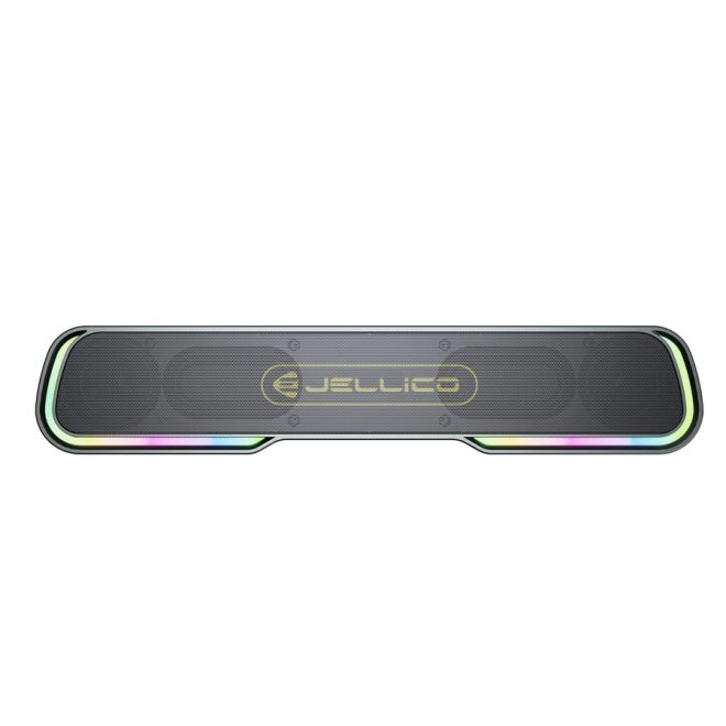 10W-os Vezeték Nélküli Bluetooth Sztereó Hangszóró, Színes RGB LED Party Lighting (JELLICO - DS2)