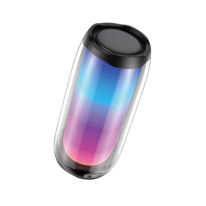 8W Full Color LED Bluetooth Vezeték Nélküli Sztereó Hangszóró, Színes RGB LED Világítással, (FONENG - BL15)