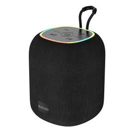   Olcsó 5W-os Vízálló Vezeték Nélküli Bluetooth Hangszóró, 360 fokos Surround Hangzás, RGB LED világítás (Jellico - DS3)