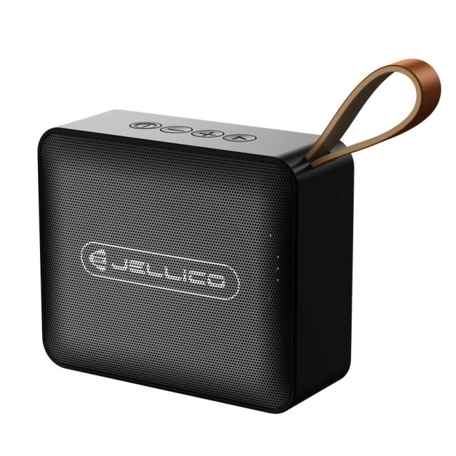 5W-os Hordozható Vezeték Nélküli Bluetooth Hangszóró, Kis méretű, Fekete (JELLICO - DS1)