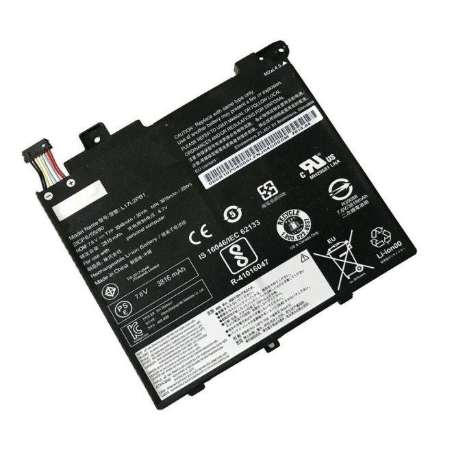 Lenovo IdeaPad V130-14IKB Laptop akkumulátor, új, gyárival megegyező minőségű helyettesítő, 2 cellás (3948mAh)