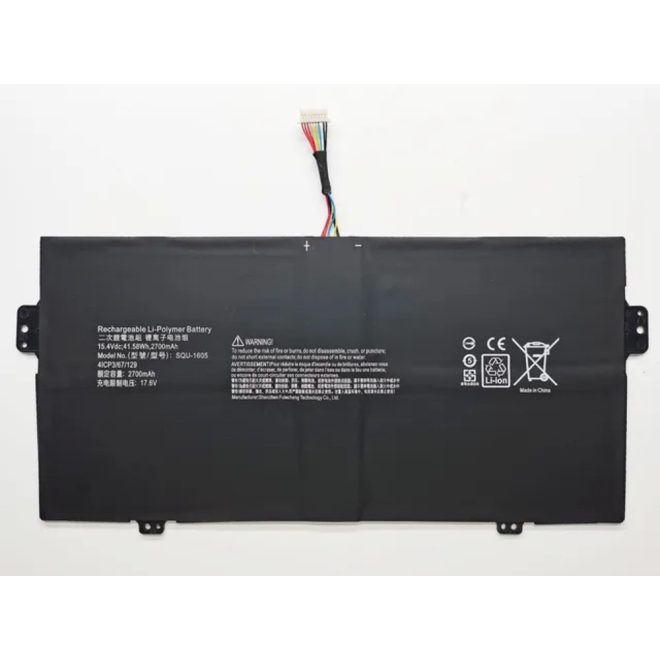 Acer Spin SP714-51-M5MM helyettesítő új 4 cellás 2700mAh akkumulátor (SQU-1605)
