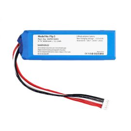   JBL Flip 3-hoz 3000mAh helyettesítő akkumulátor (3,7V 11,1Wh) (GSP872693)