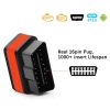 Vgate iCar2 ELM327 Bluetooth 3.0 autós hibakód olvasó diagnosztikai eszköz, OBDII / EOBD funkcióval, fekete/narancssárga (B0005-1BO)