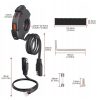 D0131 Motoros Telefon USB és USB-C Gyorstöltő 18W, IP65 vízálló
