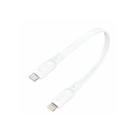   USB-C to Lightning 25cm rövid adat és töltőkábel, fehér, Apple iPhone-hoz (Foneng - X107)