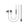 Samsung Gyári AKG headset, sztereó fülhallgató USB-C csatlakozóval, fekete, IC100BB