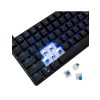 White Shark Hamachi RGB világítós angol kiosztású MECHANKIUS fekete gamer billentyűzet, kék kapcsolók (GK-005121B)