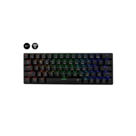   White Shark KAIKEN fekete, vezeték nélküli, angol kiosztású, mechanikus gamer billentyűzet, piros kapcsolók (GK-003111-B/R-US)