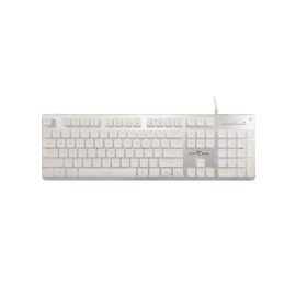   White Shark TACHI fehér gamer billentyűzet, ice blue háttérvilágítás, angol kiosztású (GK-003241W-US)
