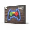 Gamepad mintás LED neon lámpa, falra akasztható világítás, USB csatlakozóval