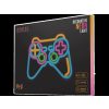 Gamepad feliratos LED neon lámpa,falra szerelhető világítás, USB csatlakozóval, multicolor