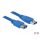 2m kék USB 3.0-s hosszabbító kábel (Delock)