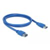 2m kék USB 3.0-s hosszabbító kábel (Delock)
