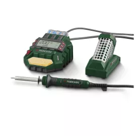   PARKSIDE® 48W Digitális Forrasztóállomás, Forrasztópáka, 200 - 450 Celsius fok között állítható (PLSD 48 B2)