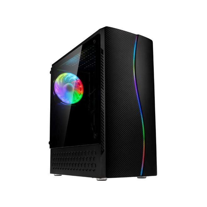 Laptophardware Core i5 Gamer RTX PC (i5-11400F, H510, 16GB DDR4 RAM, 500GB SSD, GeForce RTX 3050 8GB, Sharkoon RGB black, FSP450) v11.5