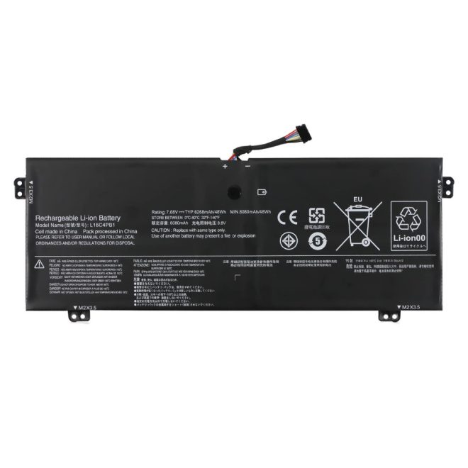Lenovo IdeaPad Yoga 720-13IKB Laptop Akkumulátor, új, gyárival megegyező minőségű helyettesítő, 4 cellás (6220mAh)