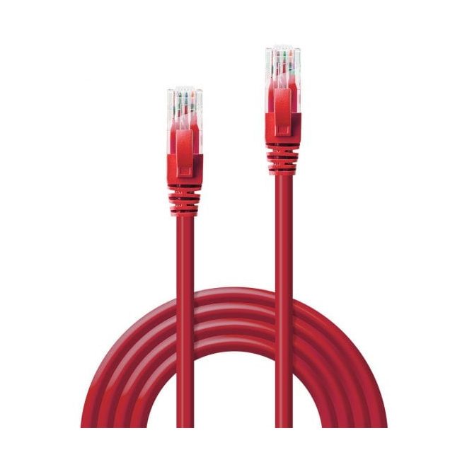 3m CAT5e piros UTP Patch internet kábel