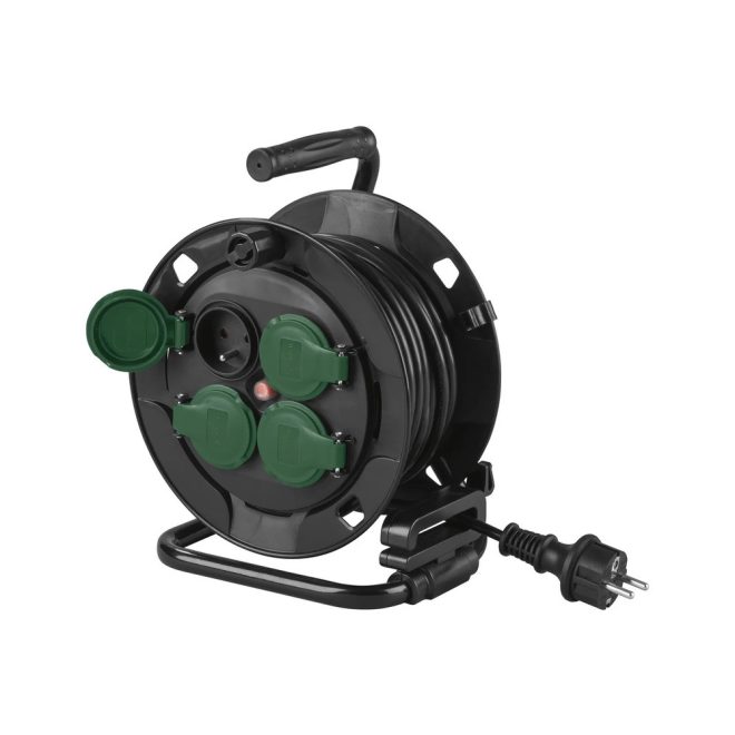 PARKSIDE® Kábeldob Felcsévélhető, 4db Konnektor Aljzattal, 2300W, 10 méter kábellel