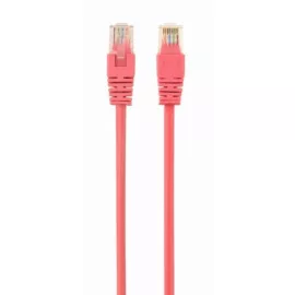 0,5m rövid CAT5e rózsaszín (pink) UTP Patch kábel