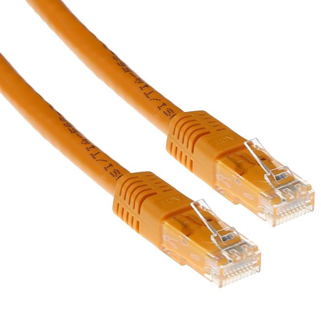 1m CAT5e narancssárga UTP Patch kábel