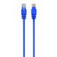 0,25m rövid CAT5e kék UTP Patch kábel