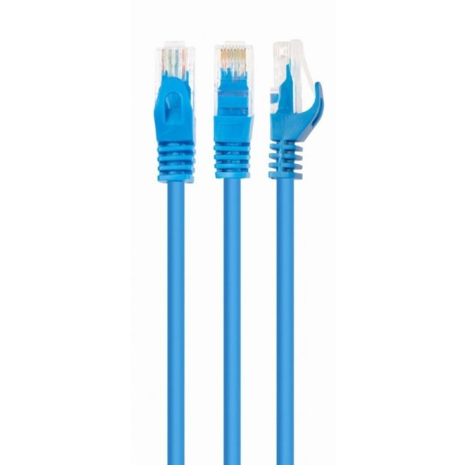0,25m rövid CAT6e kék UTP Patch kábel