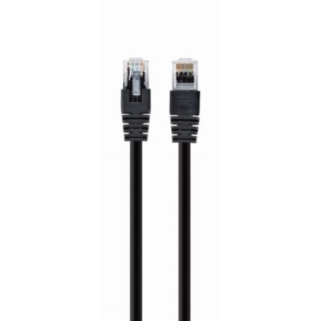 0,5m rövid CAT5e fekete UTP Patch kábel