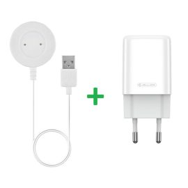   Huawei Watch GT, GT2, GT2E, Honor Magic 12W Gyors Töltő + 1m USB kábel, Mágneses Indukciós, Fehér