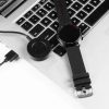 Huawei Watch GT, GT2, GT2E, Honor Magic Töltő, 1m USB kábellel, 10W, Mágneses Indukciós, Műanyag, Fekete