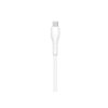 MicroUSB - USB 1m összekötő kábel, Fehér