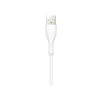 MicroUSB - USB 1m összekötő kábel, Fehér