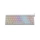 White Shark WAKIZASHI fehér angol kiosztású mechanikus gamer billentyűzet, piros kapcsolók (GK-002211-W/R-US)