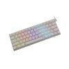 White Shark WAKIZASHI fehér angol kiosztású mechanikus gamer billentyűzet, piros kapcsolók (GK-002211-W/R-US)
