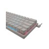 White Shark WAKIZASHI fehér angol kiosztású mechanikus gamer billentyűzet, piros kapcsolók (GK-002211-W/R-US)
