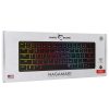 White Shark NAGAMAKI RGB világítós angol kiosztású ALACSONY PROFILÚ MECHANKIUS fekete gamer billentyűzet, piros kapcsolók (GK-006111-B/R-US)