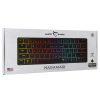 White Shark NAGAMAKI RGB világítós angol kiosztású ALACSONY PROFILÚ MECHANKIUS fekete gamer billentyűzet, barna kapcsolók (GK-006131-B/BR-US)