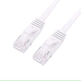 0,5m rövid CAT6e fehér UTP Patch kábel