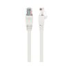 0,25m rövid CAT6e fehér UTP Patch kábel