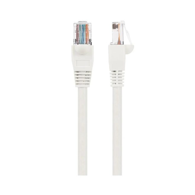 0,25m rövid CAT6e fehér UTP Patch kábel
