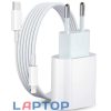 Apple Gyári 20W Gyors Töltő + 1m Kábel (Lightning to USB-C) (MHJE3ZM/A)