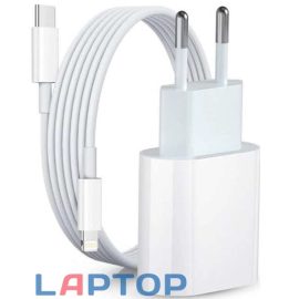   Apple Gyári 20W Gyors Töltő + 1m Kábel (Lightning to USB-C) (MHJE3ZM/A)