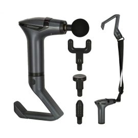   12 Fokozatú 4 Fejes 3 az 1-ben Masszázspisztoly (Platinet PMAS10PRO)